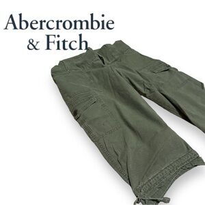 A&F | Olive Cargos, size 0